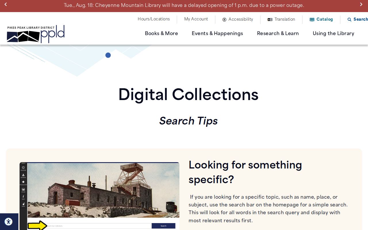 El Paso County city directory digital collection browser